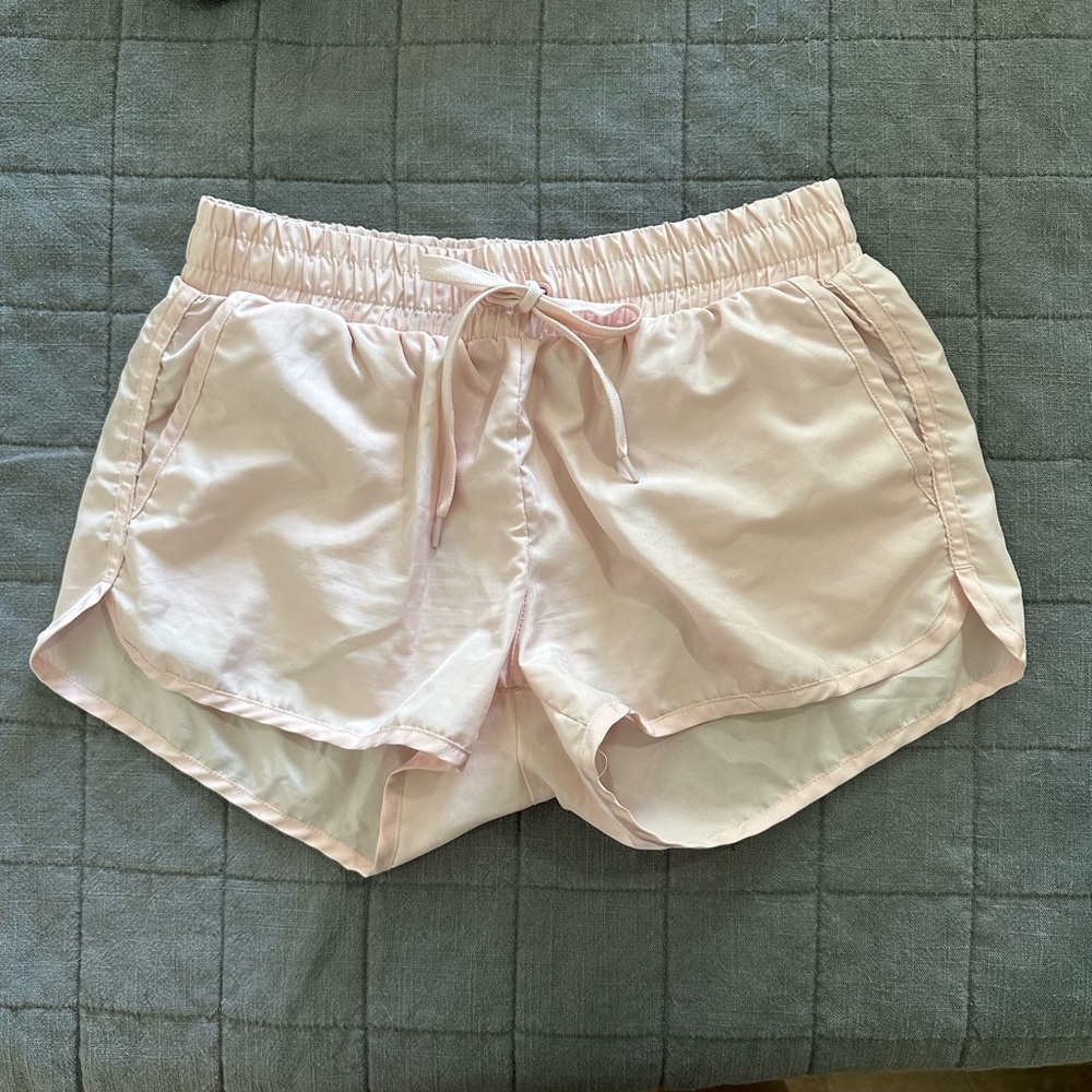 Zyia Light Pink Bomber Shorts